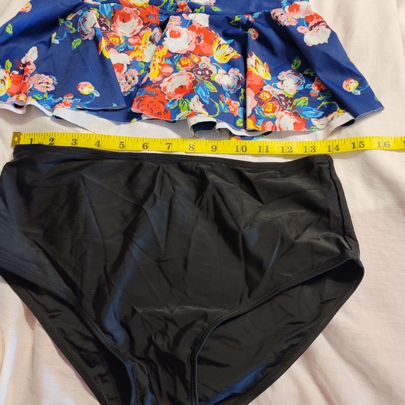 NWT the most perfect mom bod modest bend over proof tankini crop top high waist - Picture 7 of 10